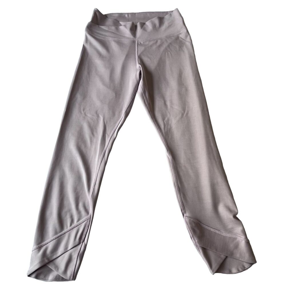 Nike Womens Yoga Wrap High Waist Leggings cj4215-516 Plum Chalk Barely Rose L - Picture 5 of 16